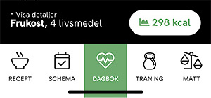 Måltiden finns i svarta behållaren